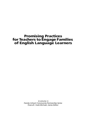 cover image of Promising Practices for Teachers to Engage with Families of English Language Learners